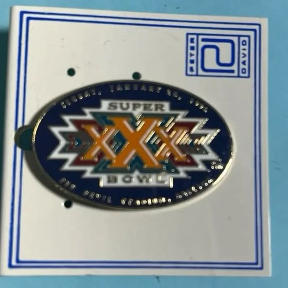 Super Bowl XXX Collectable  Pin 1996 Arizona NFL-+ Tony Dorsett COWBOYS card